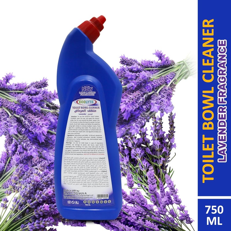 ECOLYTE+ منظف مرحاض إيكوليت+ بخلاصة اللافندر 750 مل - Image 2